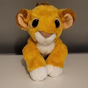 Disney Yellow and White Stuffed Animal